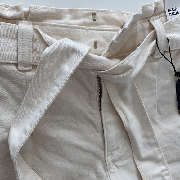 Express High Waist PaperBag Shorts - Picture 2 of 5